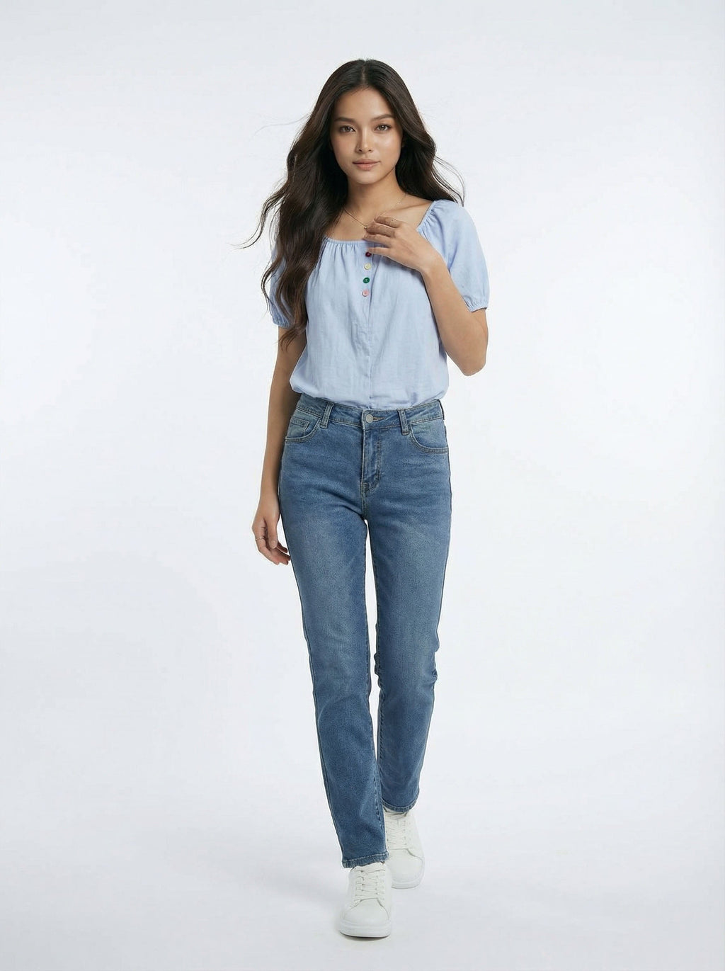 Square Neck Casual Oversized Short Sleeve