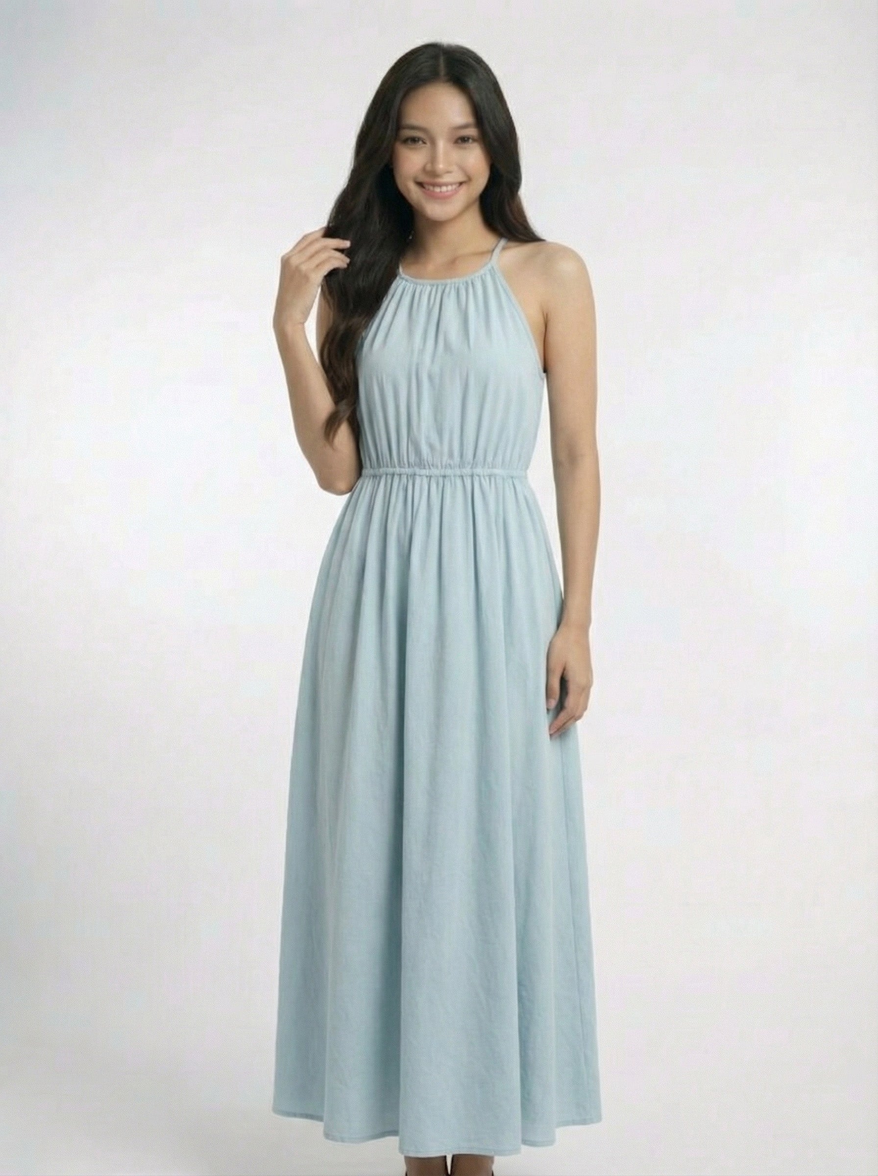 Sweet Beach Vacation Maxi Dress