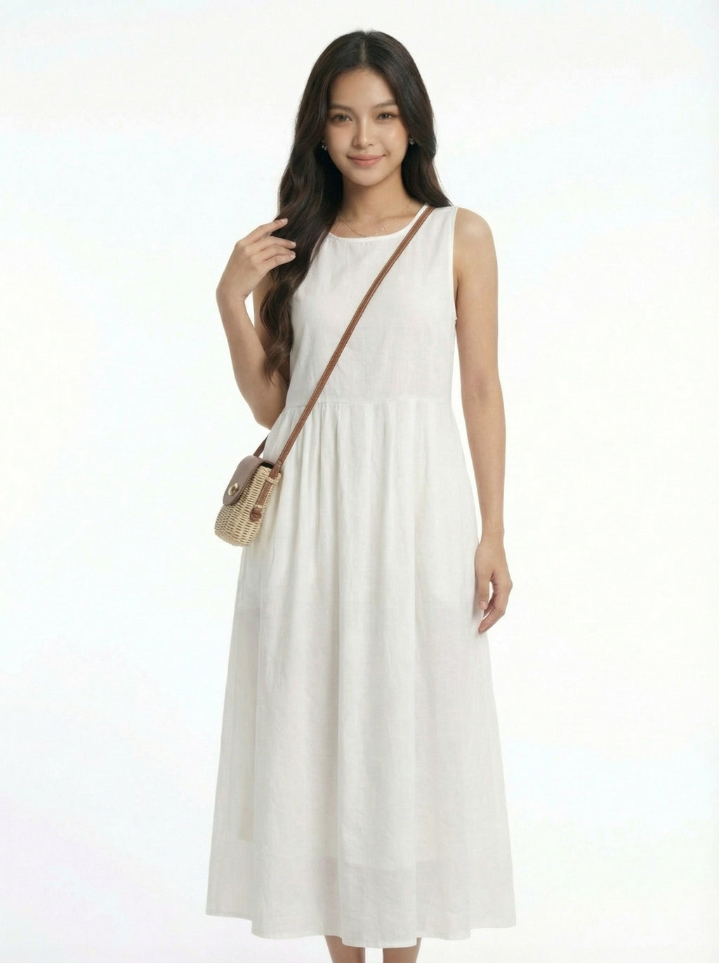 Versatile Slimming Sleeveless Maxi Dress
