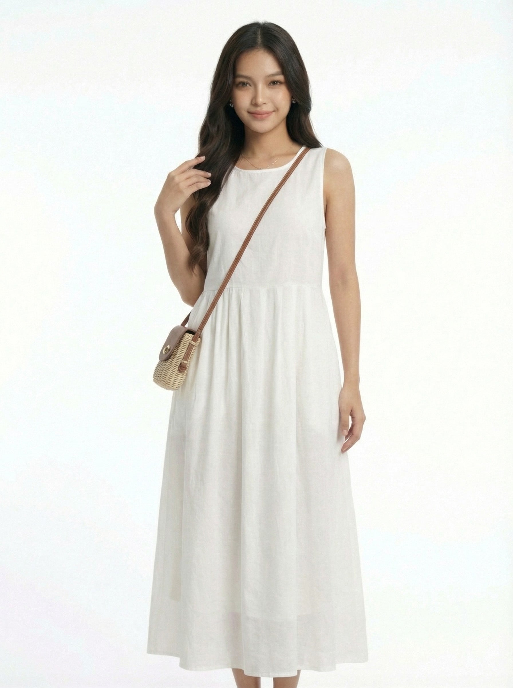 Versatile Slimming Sleeveless Maxi Dress