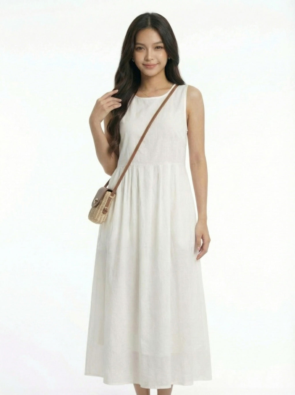 Versatile Slimming Sleeveless Maxi Dress