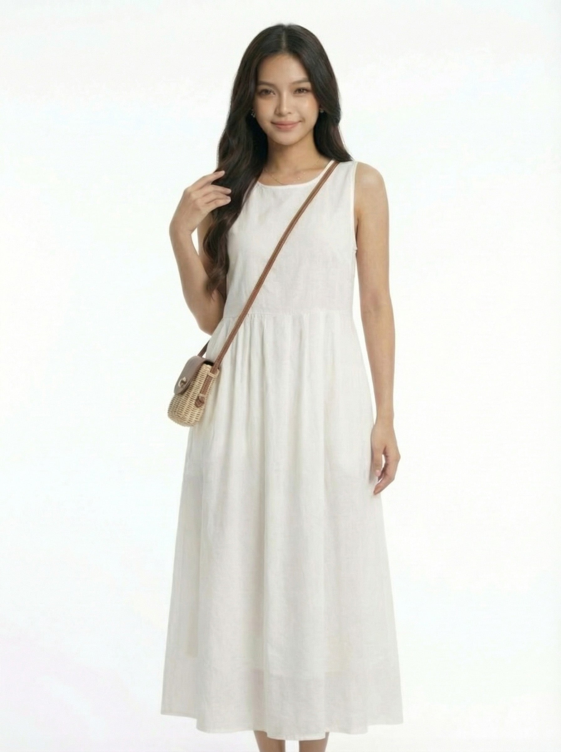 Versatile Slimming Sleeveless Maxi Dress