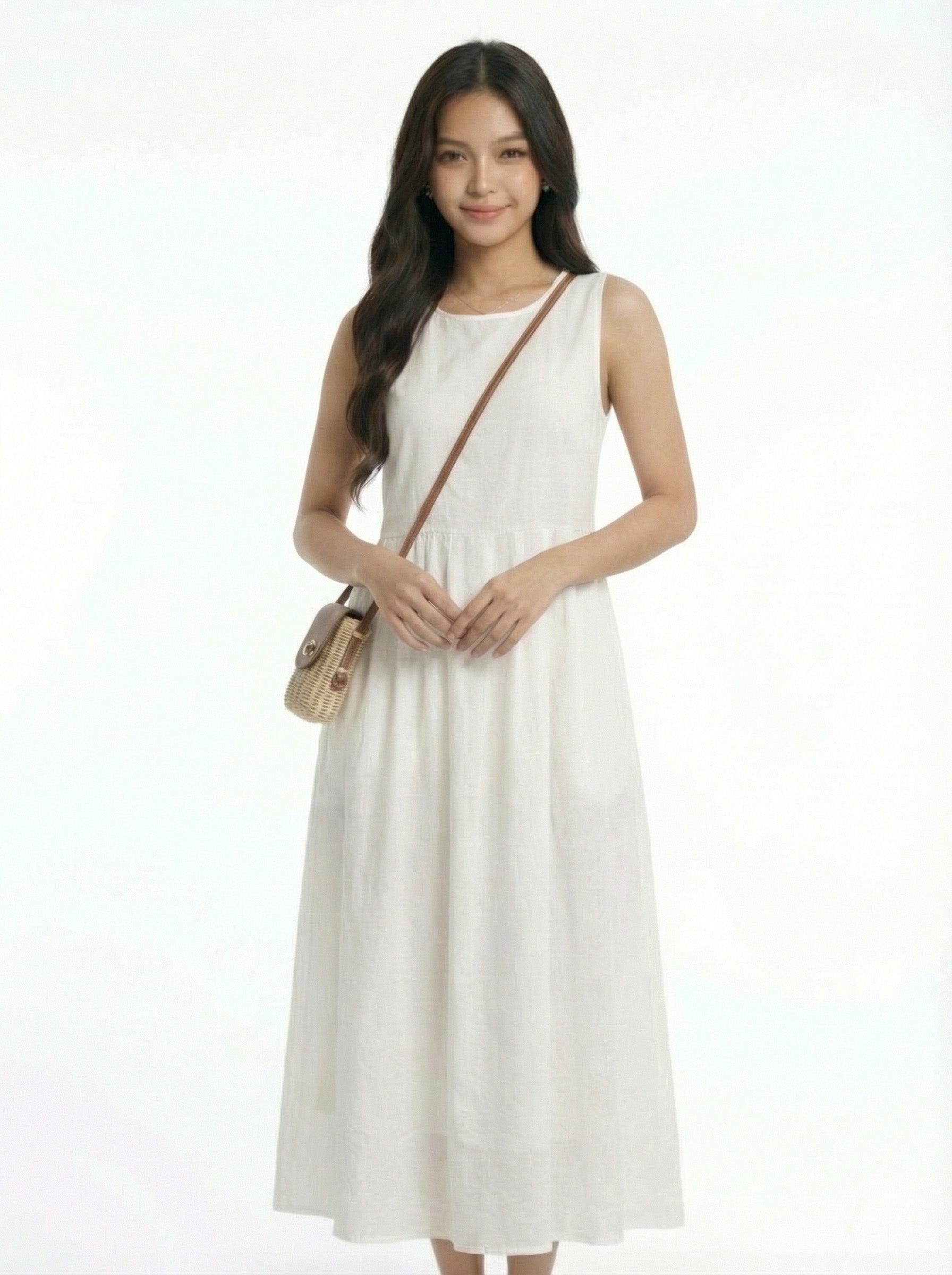 Versatile Slimming Sleeveless Maxi Dress