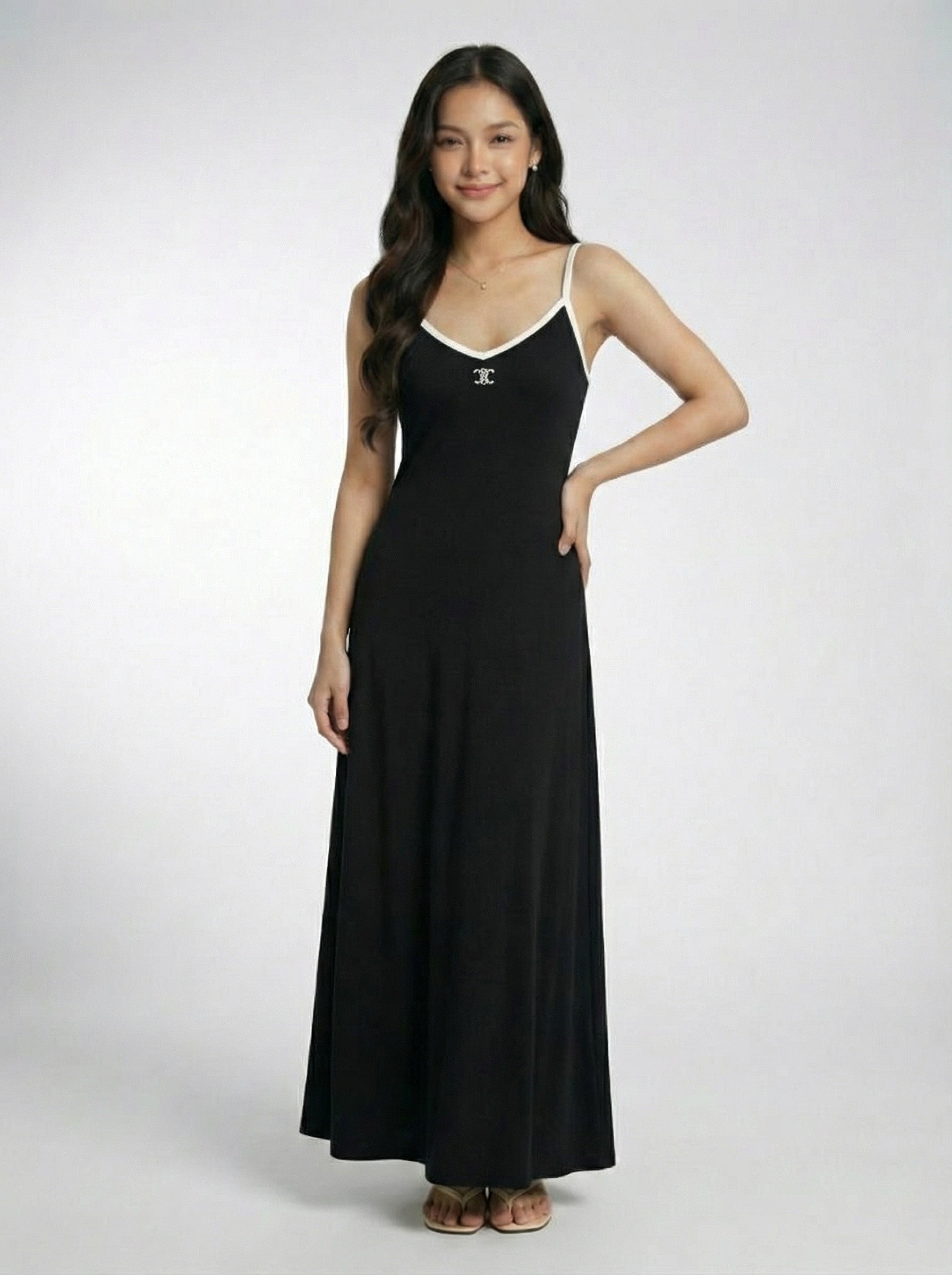 Summer Sheath Dress with Spaghetti Straps