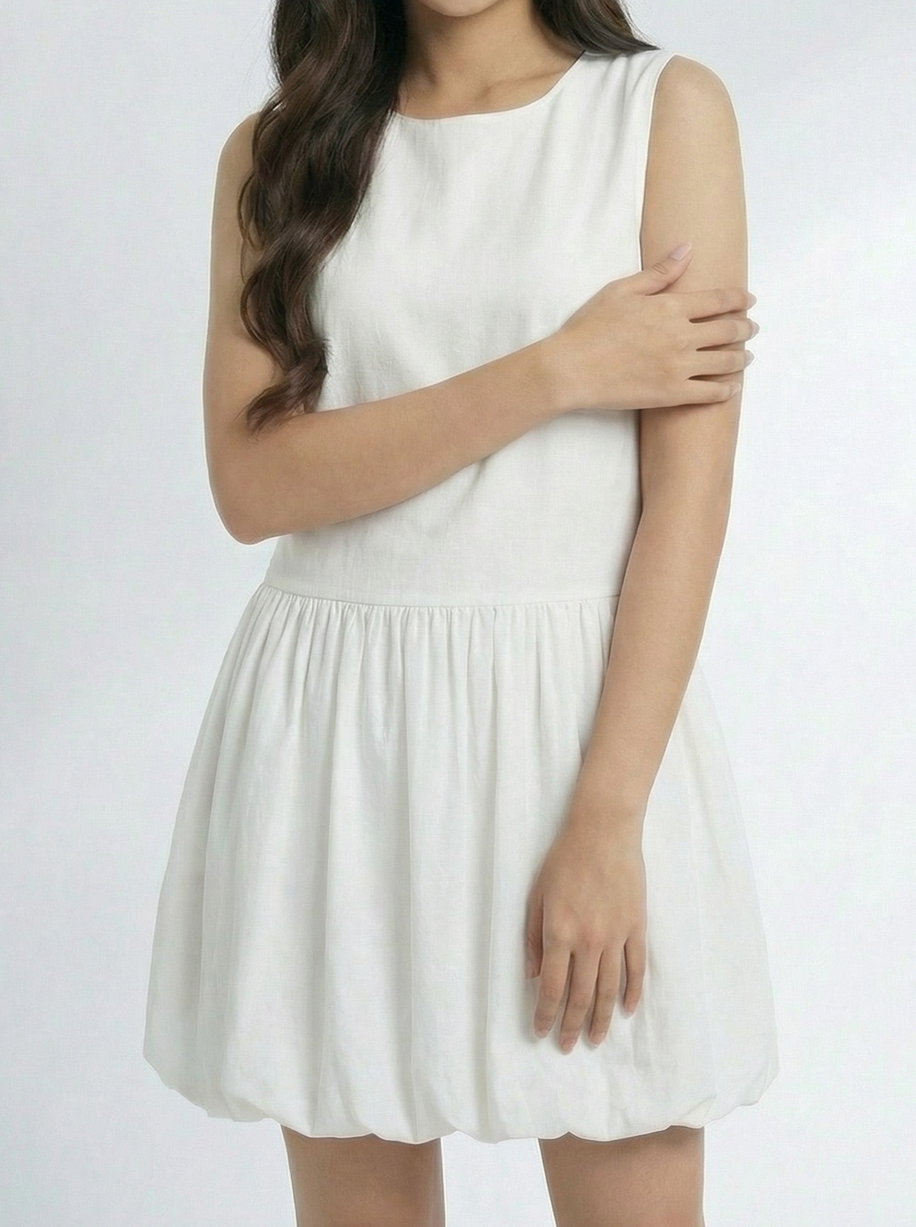 Elegant Loose Fit Sleeveless Tank Mini Dress