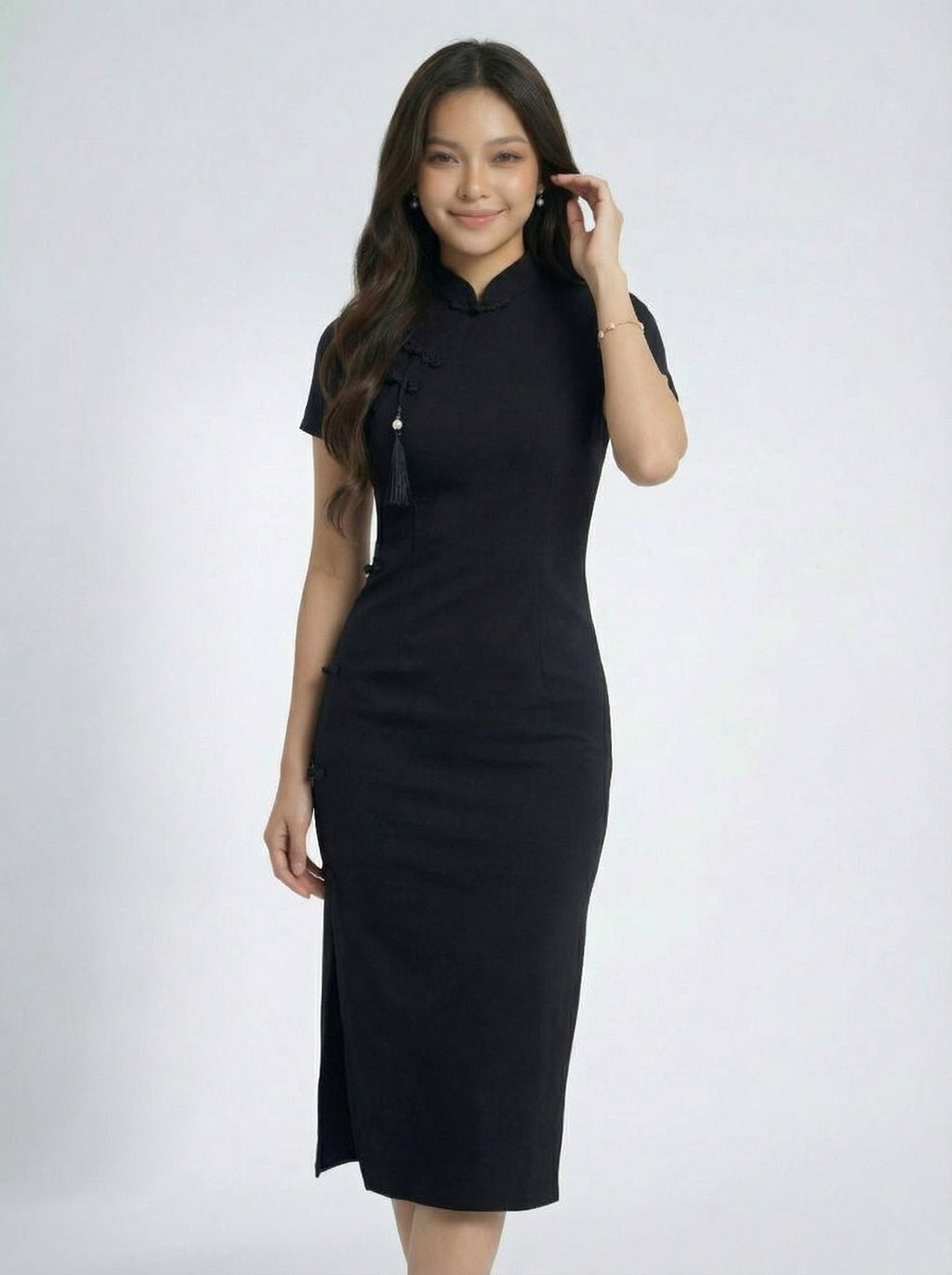 Vintage Chinese Cheongsam Long Dress