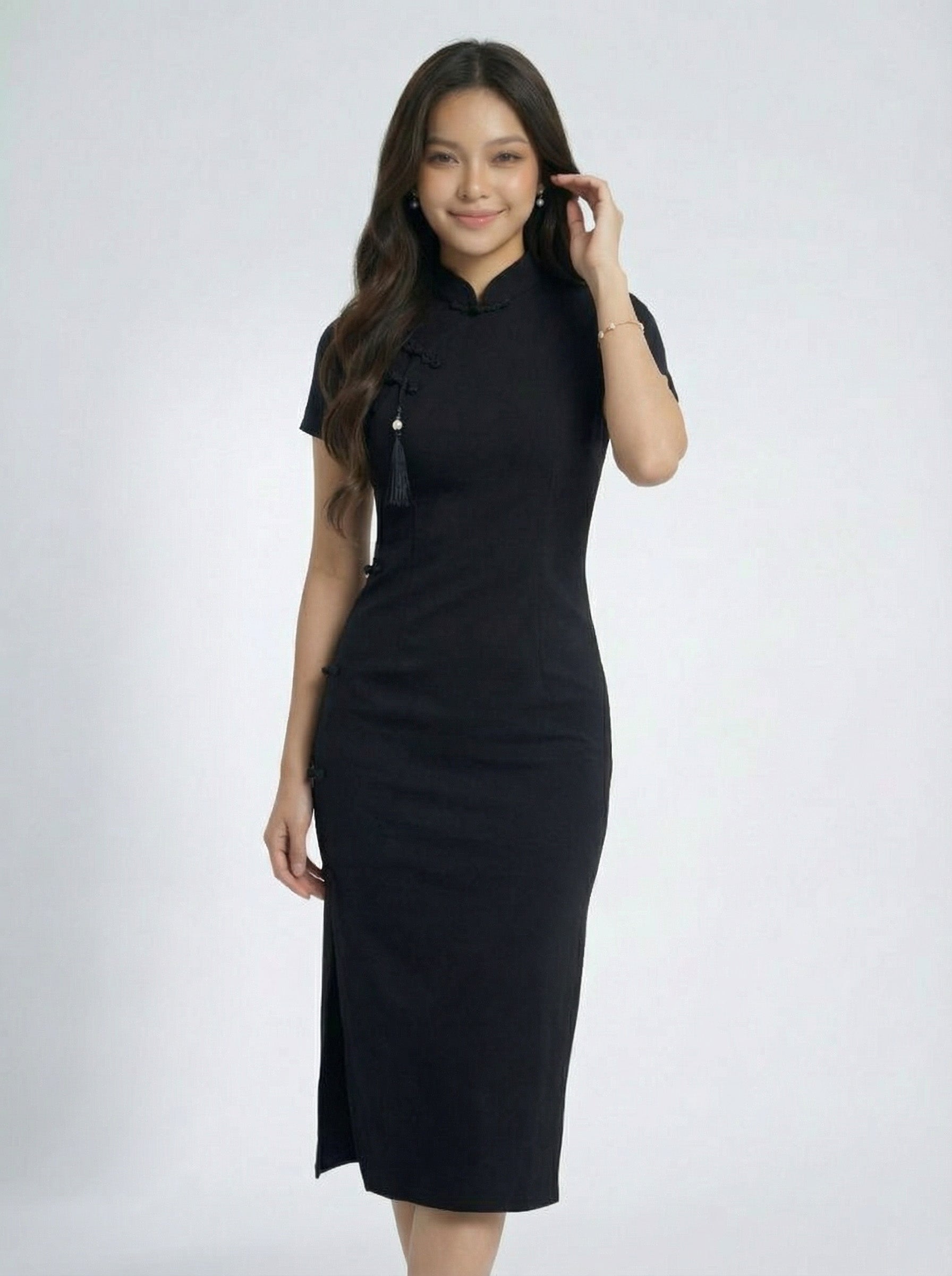 Vintage Chinese Cheongsam Long Dress