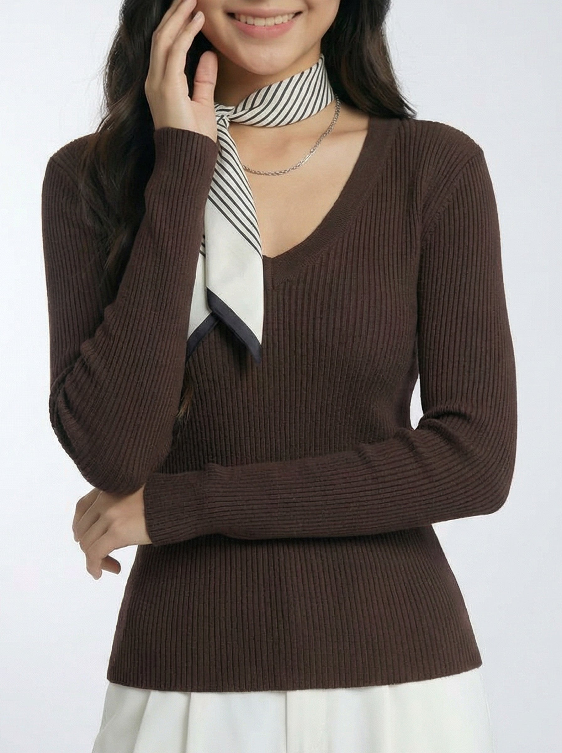 Slim Ribbed Knit Base Layer